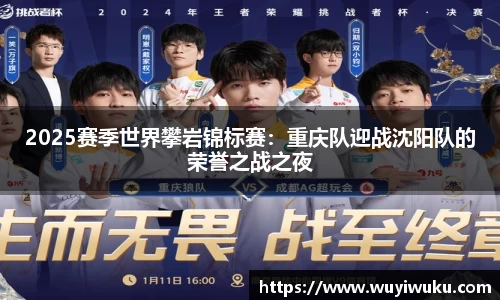 2025赛季世界攀岩锦标赛：重庆队迎战沈阳队的荣誉之战之夜